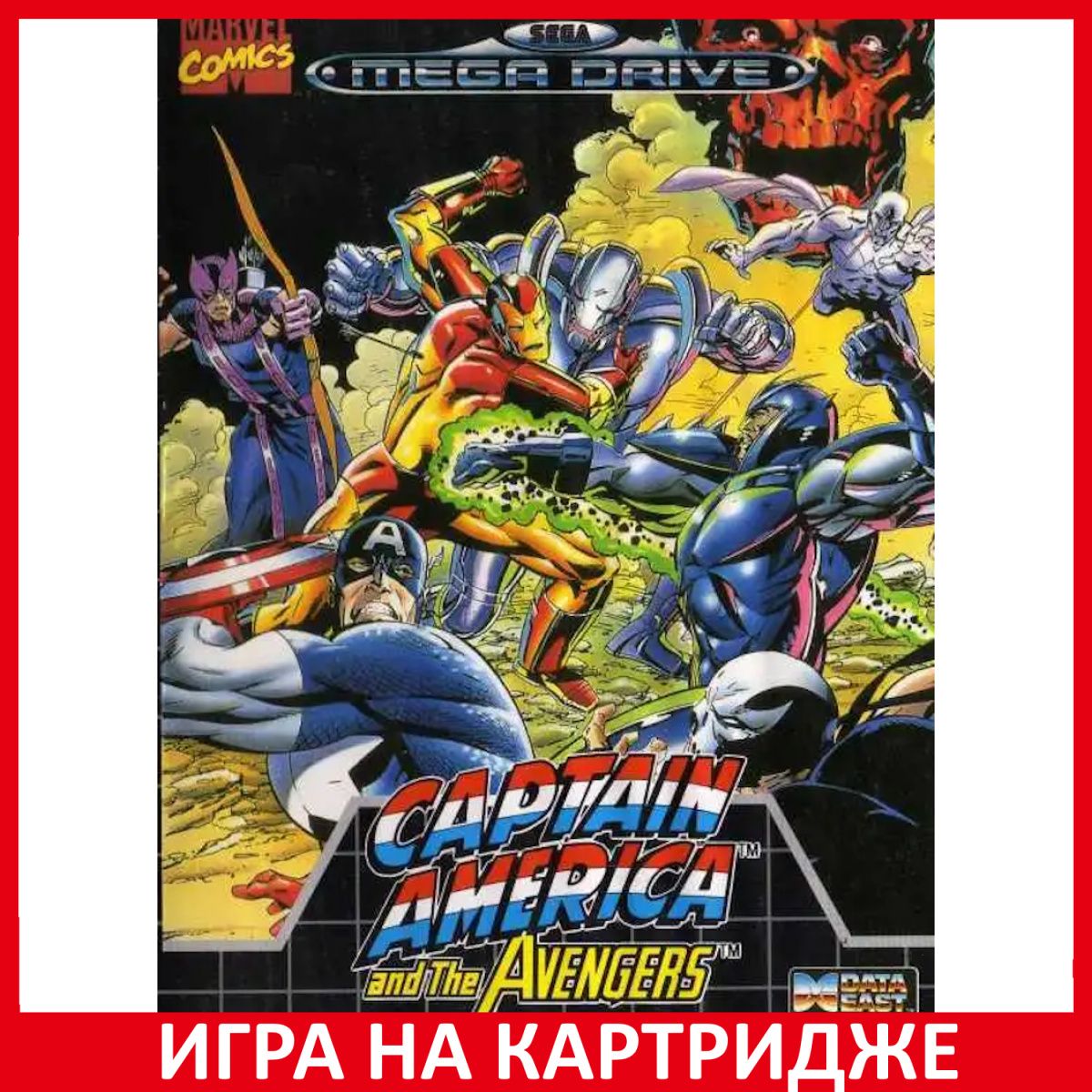 Игра Капитан Америка и мстители Cap (16 bit, Русские субтитры) купить по  низкой цене с доставкой в интернет-магазине OZON (1349094263)