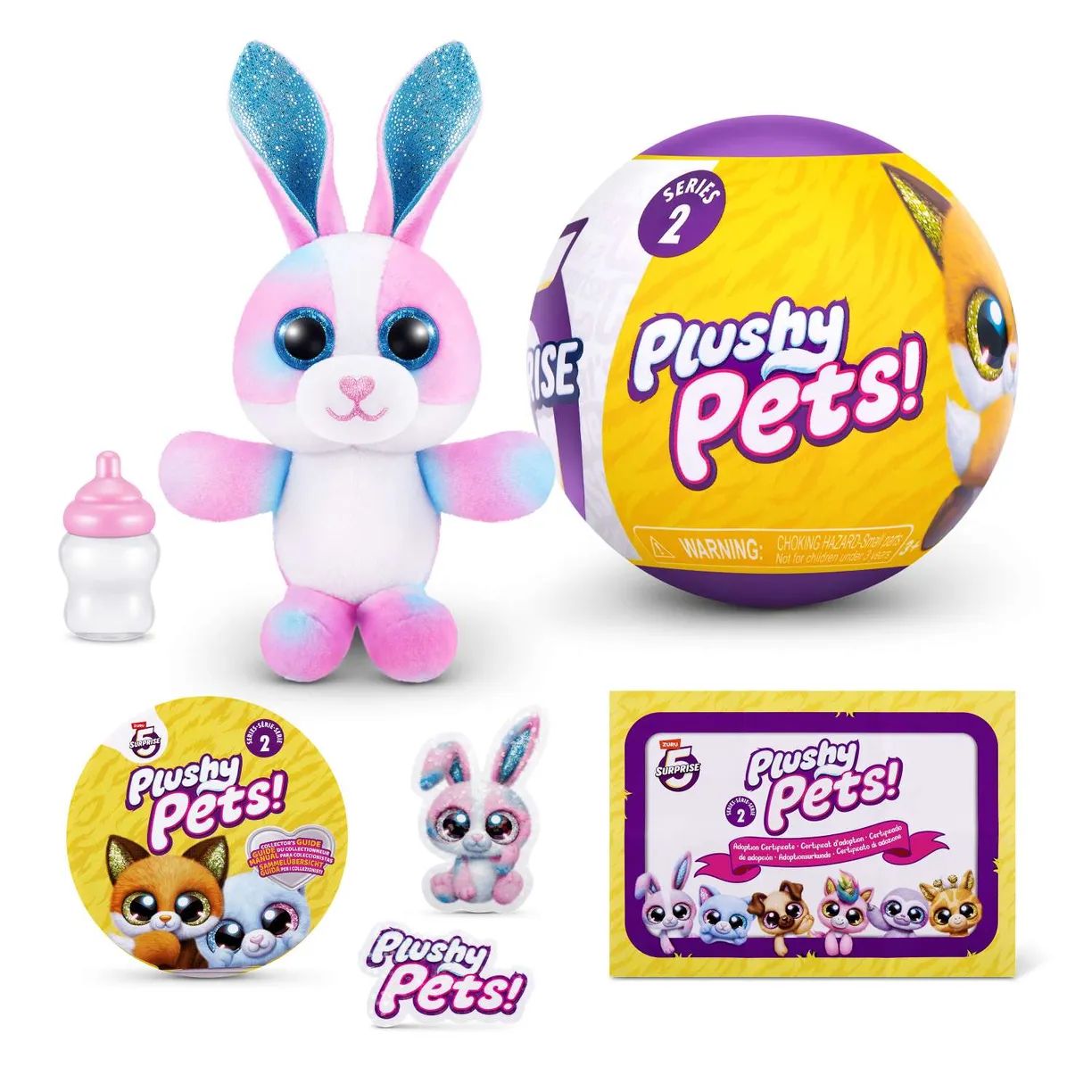 Игрушка Zuru 5 surprise Mini brands Plushy pets 2 серия Шар-сюрприз 77488 -  купить с доставкой по выгодным ценам в интернет-магазине OZON (1337548124)