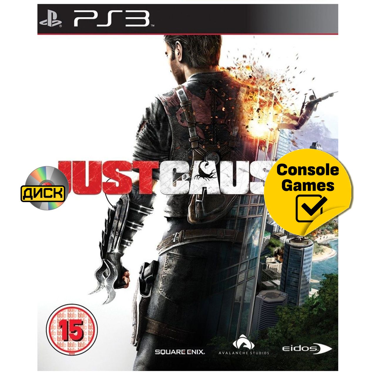 PS3 Just Cause 2. Товар уцененный