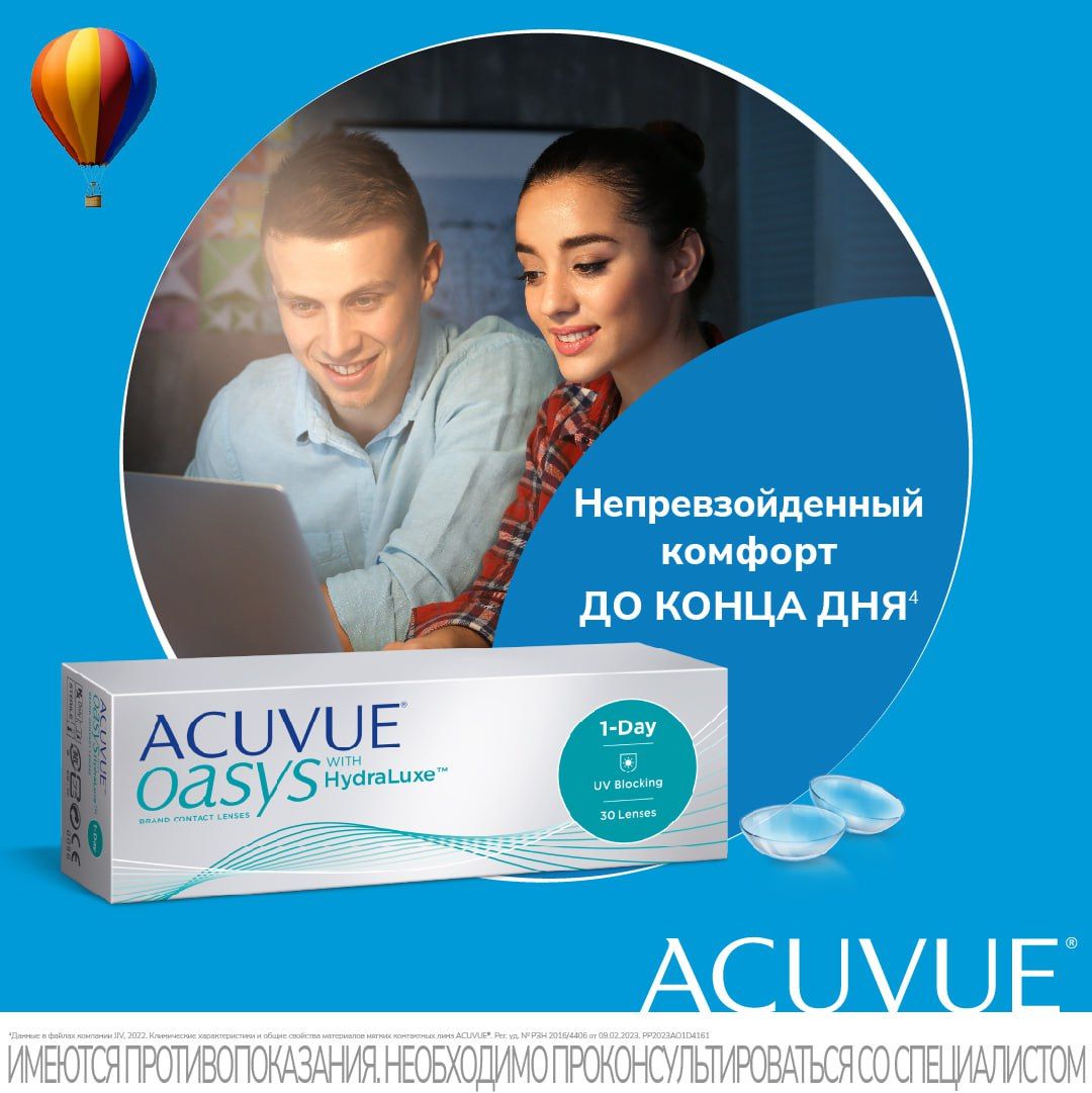 Купить Линзы Acuvue Oasys 1 Day 90