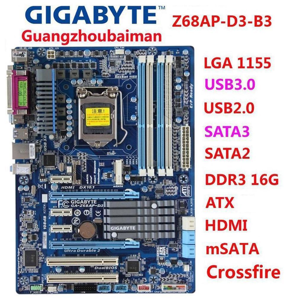 Gigabyte z68ap d3 Gigabyte z68ap d3