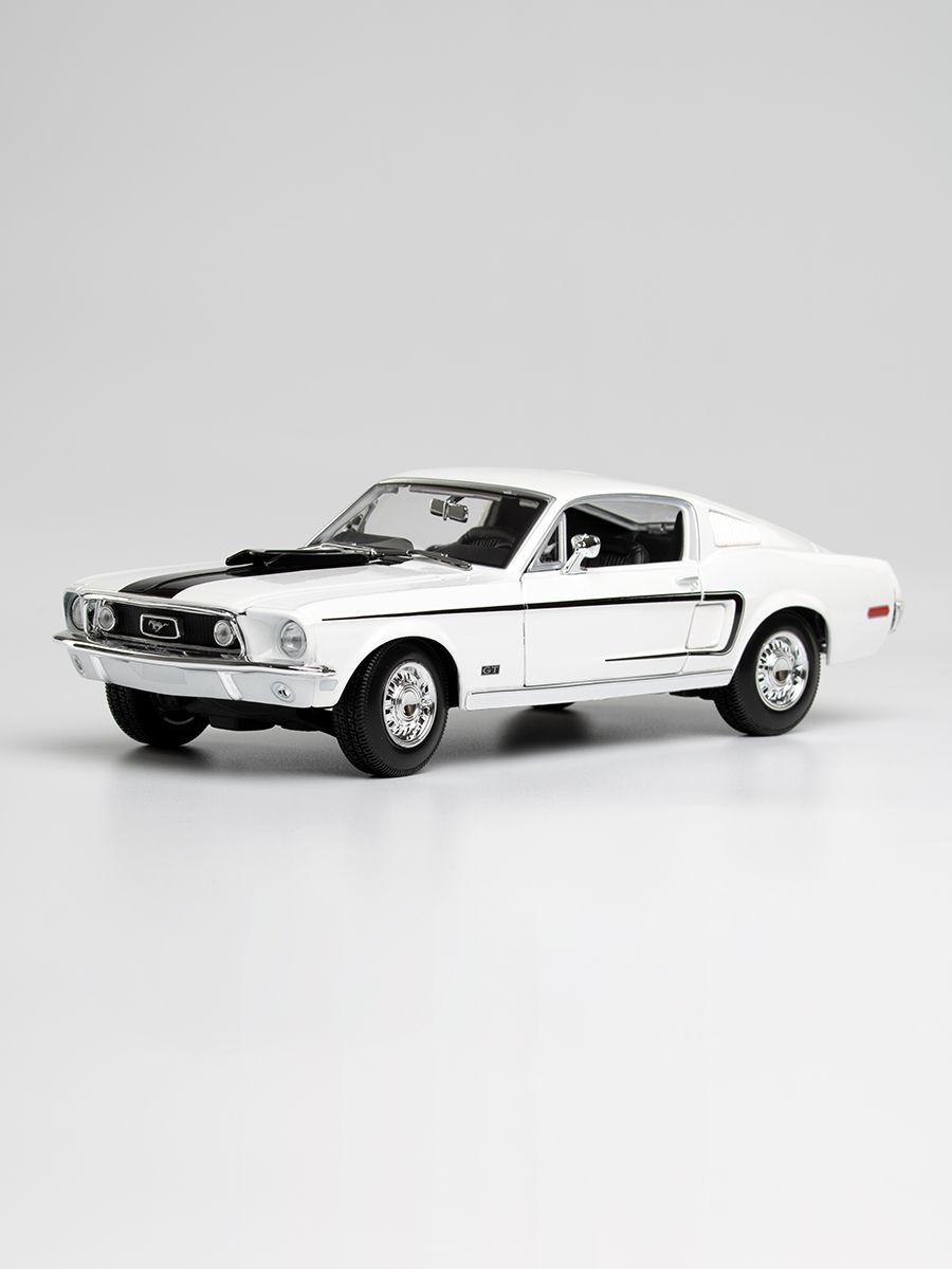 ИгрушкадетскаямашинкаметаллическаяFordMustangGTCobraJetFB19681:18