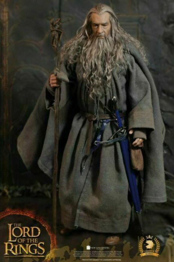 ФигуркаGandalftheGrey12"ActionFigure-CRW001(ГэндальфСерый)Ограниченноеколлекционноеиздание