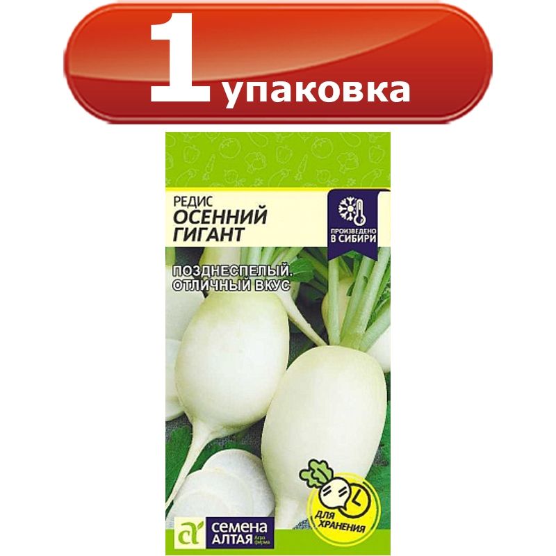 Редис осенний гигант. Редис осенний гигант