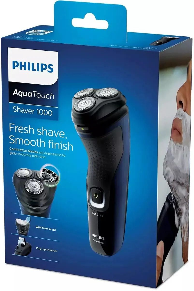 Электробритва Philips S1323/41 роторная, черный