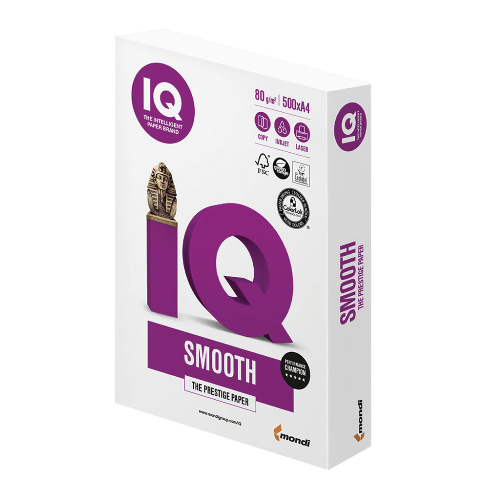 mondi mondi IQ selection smooth 業務用パック 1箱（500枚入×4冊） 100g/m2 A3 