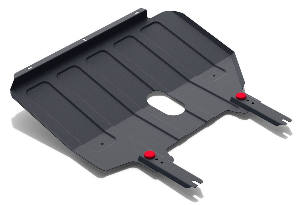Защита картера и КПП АвтоБроня для Chery Tiggo 2 2017-2020, штампованная, сталь 1.8 мм, с крепежом, 111.00918.1 #1