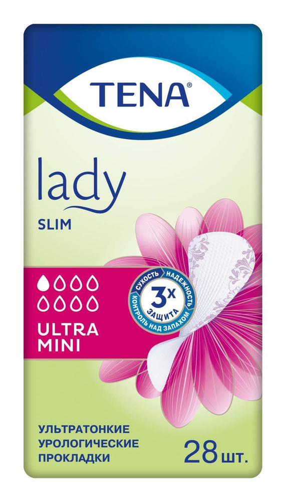 Tena Урологические прокладки Lady Slim Ultra Mini, 28 шт #1
