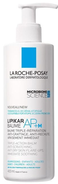 La Roche-Posay Lipikar AP+M Липидовосполняющий бальзам тройного действия для лица и тела, 400 мл  #1