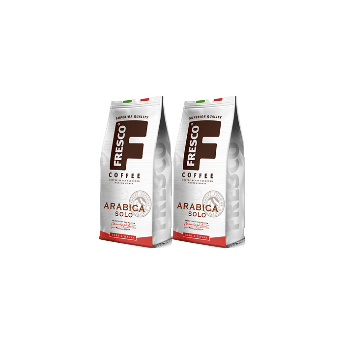 Кофе Fresco Arabica Solo в зернах, 200 г, комплект: 2 упаковки — купить ...