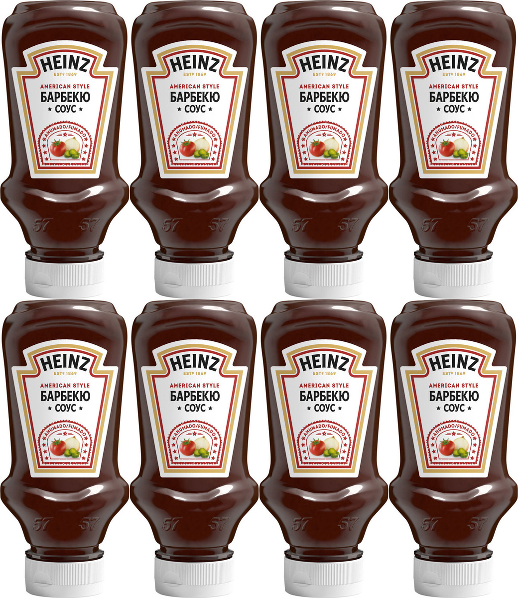 Соус Heinz Барбекю 220 мл, набор: 8 штук — купить в интернет-магазине ...