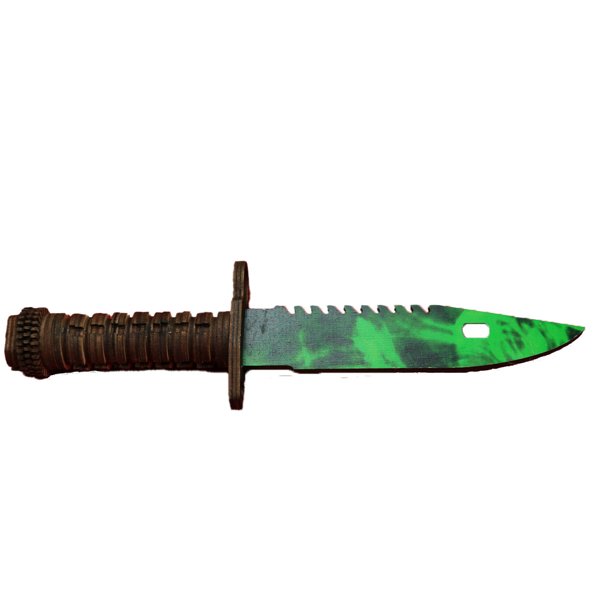 Деревянный Штык нож из CS:GO зелённый — купить в интернет-магазине OZON ...