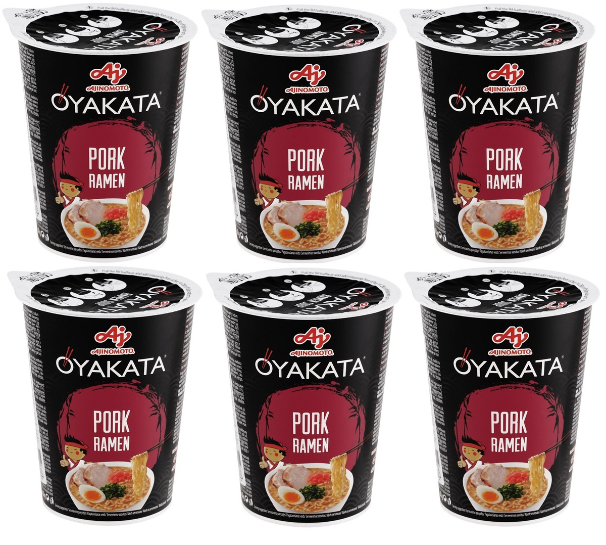 Лапша быстрого приготовления OYAKATA со вкусом свинины Pork Ramen ...