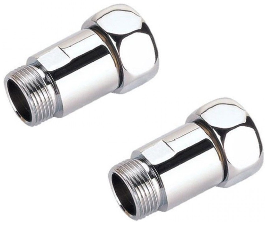 Соединение прямое для полотенцесушителя 1\"г*1\"ш ViEiR (пара), VSFH55 ...