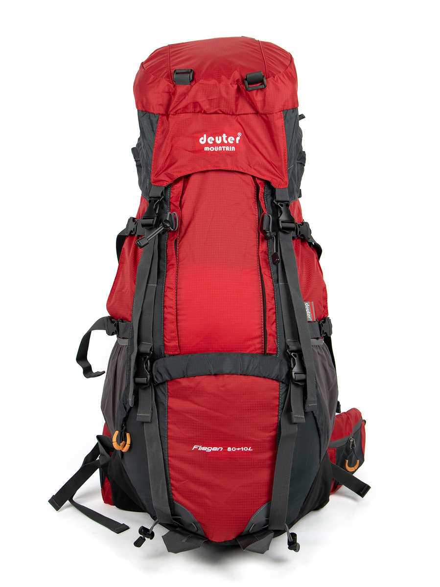 Рюкзак туристический Deuter Mountain черный, красный, 80 л - купить по ...