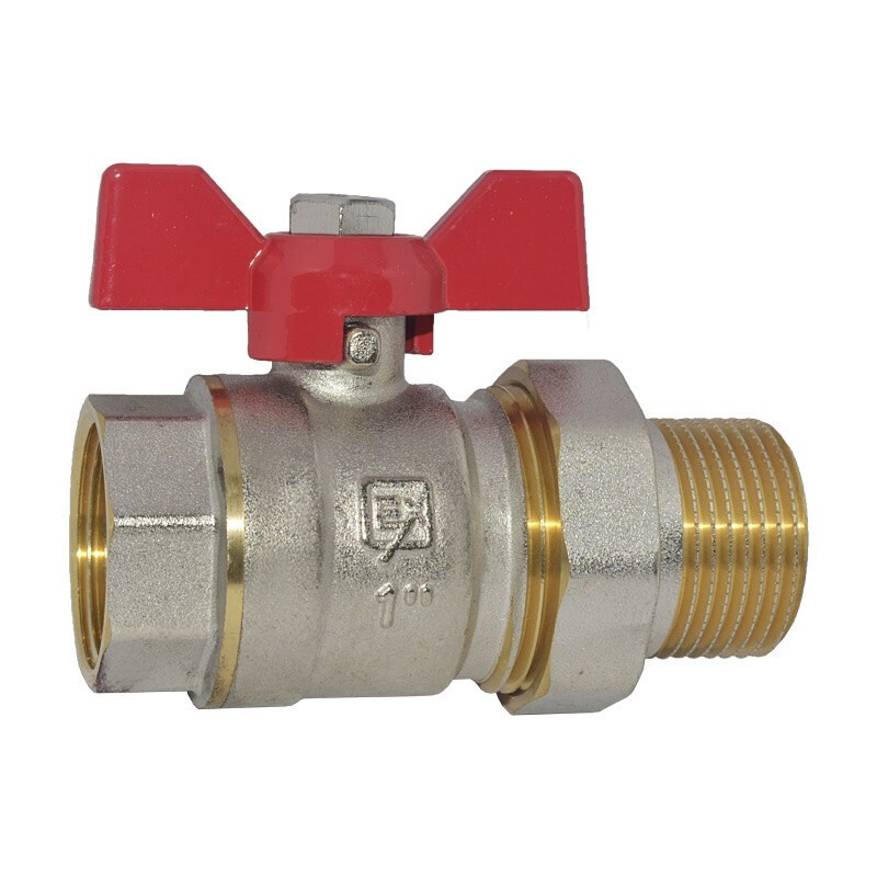 Кран шаровый со сгоном 1/2\" / внутренняя-наружная резьба / Кран шаровый ...