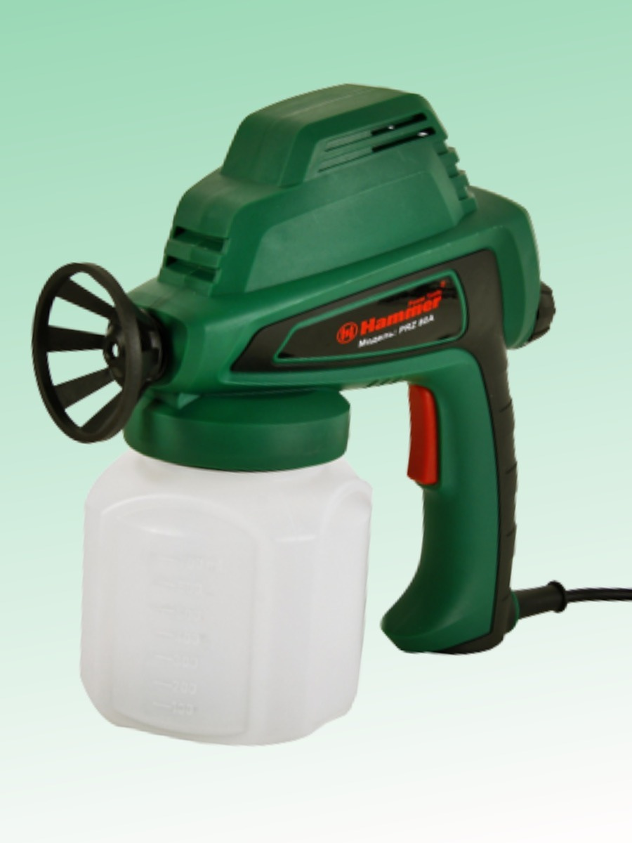 Электрический краскопульт Hammer PRZ80A, 0,7 л купить по выгодной цене ...