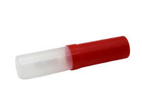 Пенал-тубус пластиковый, 190 х 40 мм, цвет красный. Спонсорские товары