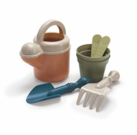 Набор для песка детский "Маленький садовник" Dantoy, 7 предметов, игрушки для песочницы,  Дания, БИОпластик / формочки для песочницы / подарочная упаковка. Спонсорские товары