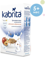 Kabrita/Гречневая каша Кабрита на козьем молочке с яблоком и абрикосом , для детй с 5 месяцев
. Спонсорские товары