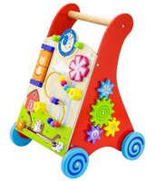 Ходунки каталка Viga Toys, игровой модуль, деревянные ходунки, деревянная каталка, каталка для малышей. Спонсорские товары