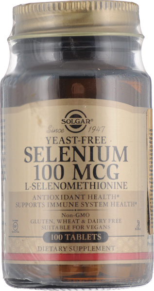 Solgar, Selenium "Селен", 100 мкг, 100 таблеток - купить с доставкой по ...