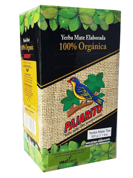 Чай Мате Pajarito Organica (Парагвайский Органический) 500г - купить с ...