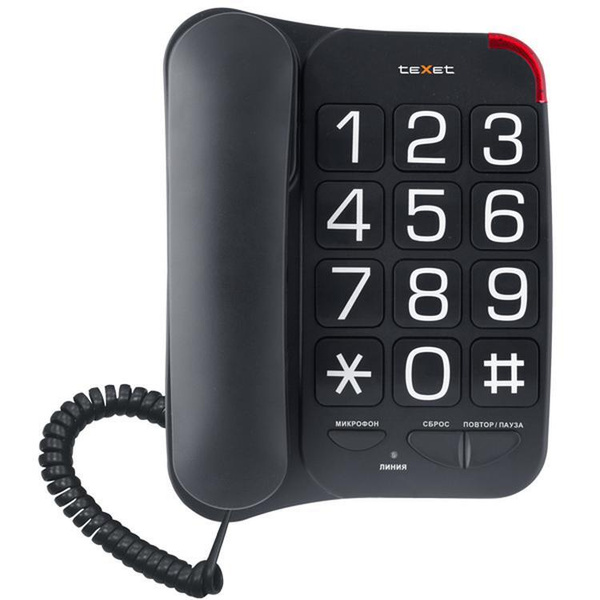 TEXET TX-201 черный - купить с доставкой по выгодным ценам в интернет ...