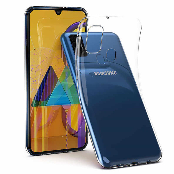 Силиконовый чехол для Samsung Galaxy A31 прозрачный / Силиконовый чехол ...