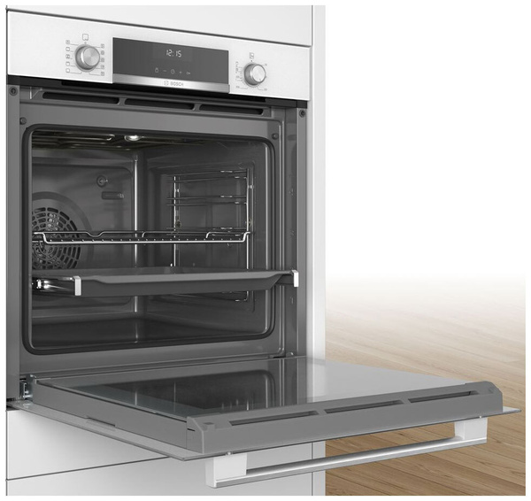Духовой шкаф встраиваемый электрический Bosch Serie 6 HBG517EW0R, белый ...