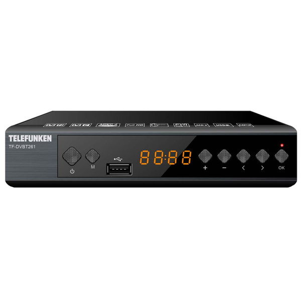 ТВ-тюнер Telefunken TF-DVBT261_2523 озон, черный купить по выгодной ...