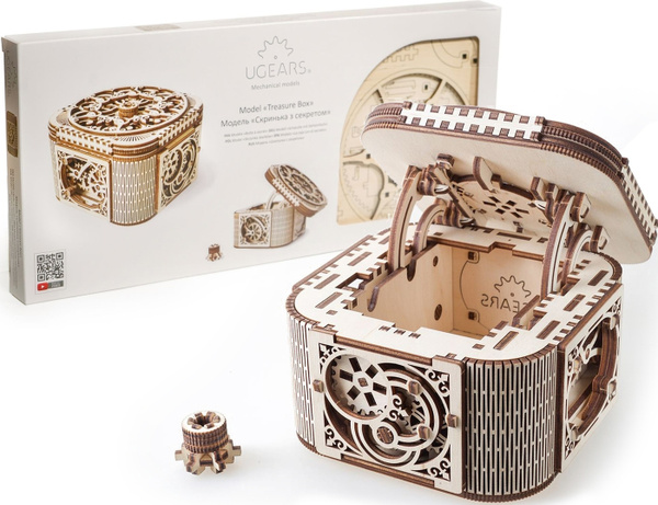 Ugears Конструктор 3D пазл Шкатулка с секретом - купить с доставкой по ...