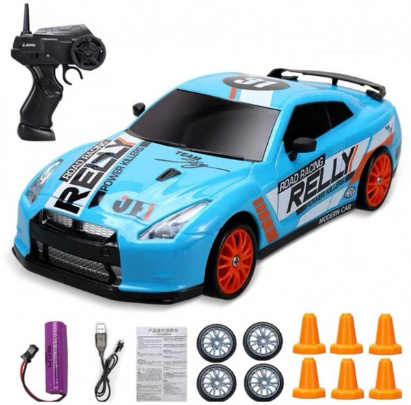 Радиоуправляемая машина для дрифта Nissan GT-R (19 см, 15 км/ч, сменные ...