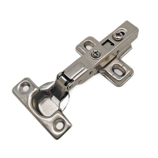 Петля мини мебельная полунакладная 26 мм clip-on с доводчиком 2 шт. в ...