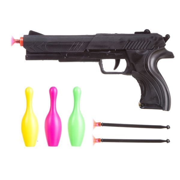 Пистолет с присосками, пакет, 25*13*3 см (К79431) - купить с доставкой ...