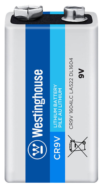 Литиевая крона батарейка 9V Westinghouse CR9V Lithium датчиков дыма ...