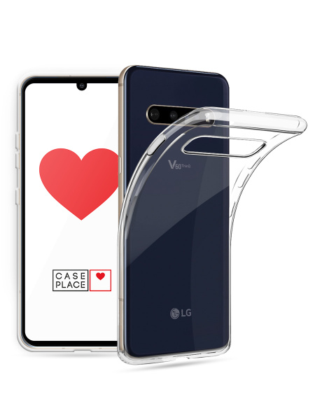 Чехол на LG V60 / Элджи V60 ThinQ 5G прозрачный - купить с доставкой по ...