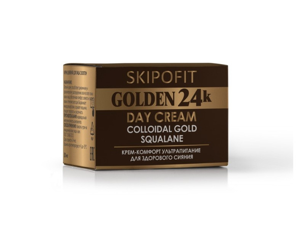 Натуротерапия Skipofit Golden 24k Крем дневной, 30 мл омолаживающий ...