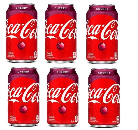 Газированный напиток Coca Cola Cherry / Лимонад Кока Кола Вишня 355 мл ...