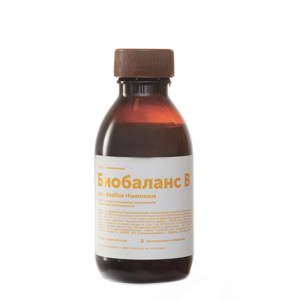 Биобаланс В кисломолочный (Lactobacillus rhamnosus) / пониженный ...