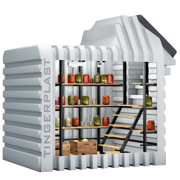 Пластиковый погреб для дачи Тингард 2500-Б - купить с доставкой по ...