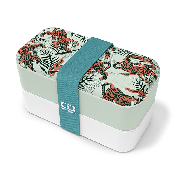 Ланч-бокс Monbento, 1000 мл, 1 шт, белый, бирюзовый - купить по ...