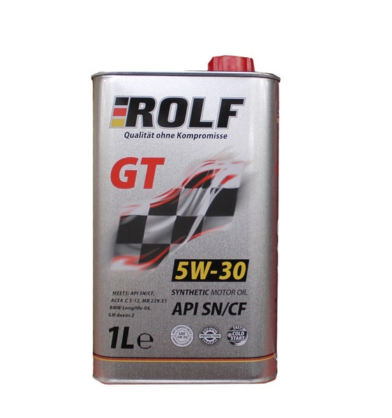 Масло моторное ROLF GT 5W-30 Синтетическое - купить в интернет-магазине ...