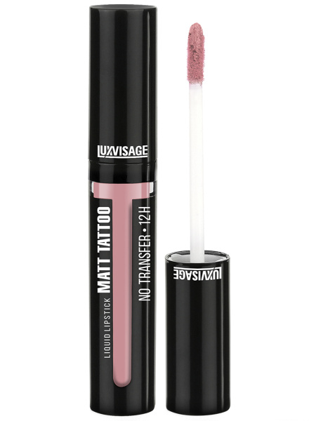 LUXVISAGE Помада для губ матовая жидкая MATT TATTOO тон 123 Dusty Rose ...