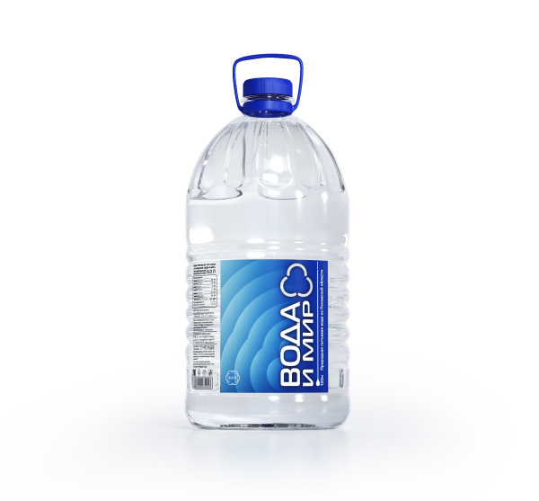 ВОДА И МИР Вода Питьевая Негазированная 6000мл. 1шт - купить с ...