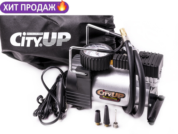 АВТОМОБИЛЬНЫЙ КОМПРЕССОР CityUP AC-580 Evolution 35л/мин. До 10 Атм ...