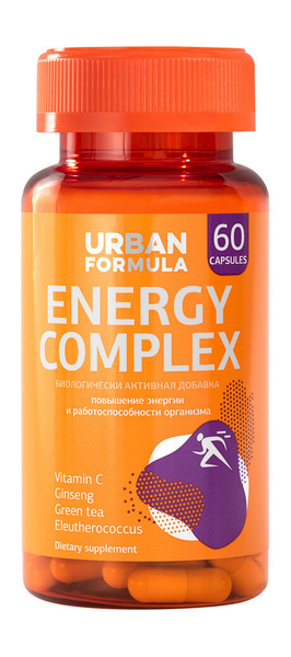 Urban Formula Комплекс Urban Formula для энергии с женьшенем, Energy ...