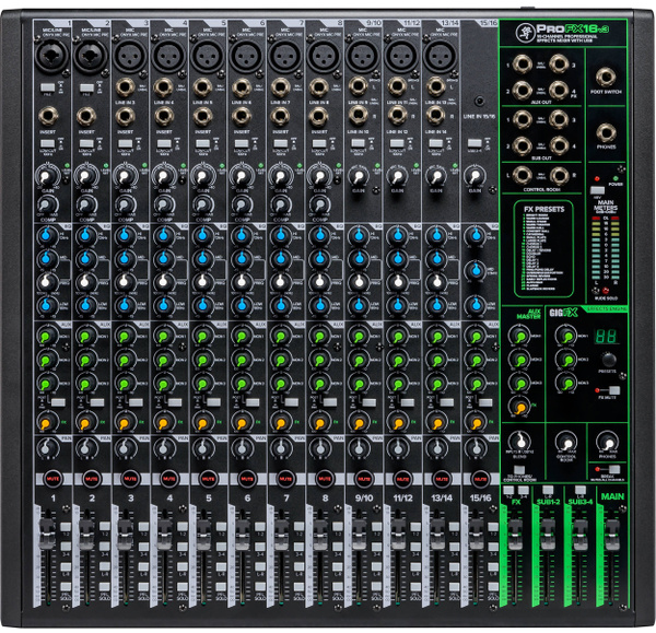 Mackie ProFX16v3 микшерный пульт - купить с доставкой по выгодным ценам ...