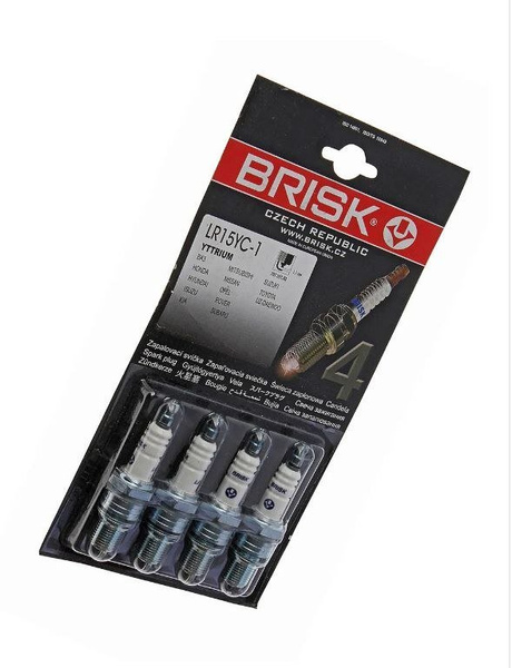 Комплект свечей зажигания BRISK LR15YC-1 - купить по выгодным ценам в ...
