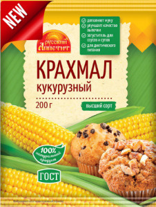 Крахмал кукурузный 200гр. х 8шт. - купить с доставкой по выгодным ценам ...